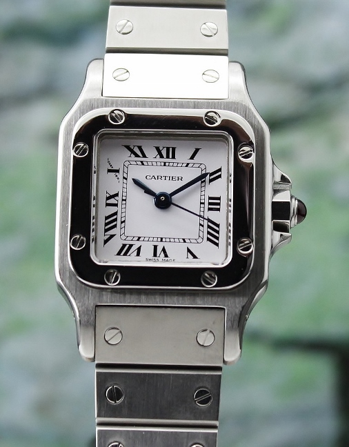 (image for) Cartier Stainless Steel Lady Size Automatic Watch